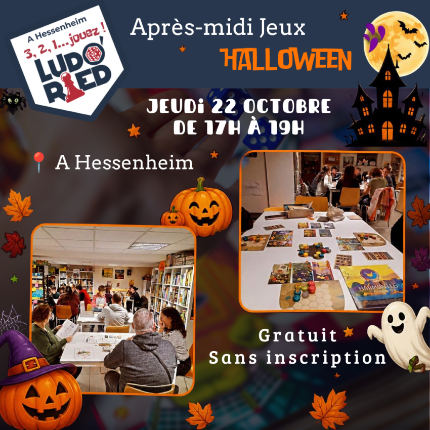 🎃👻 APRÈS-MIDI JEUX – SPÉCIAL HALLOWEEN ! 👻🎃